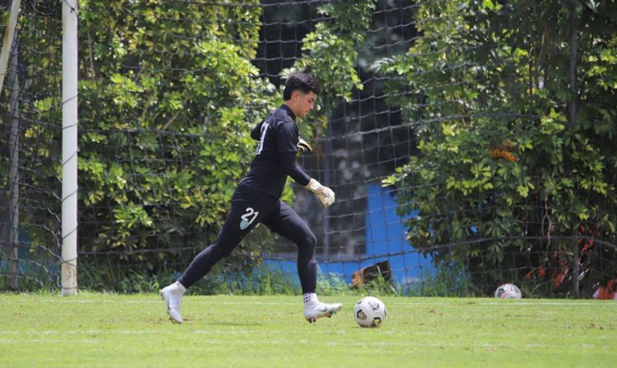 Jorge Moreno, arquero de la Selección Sub-20