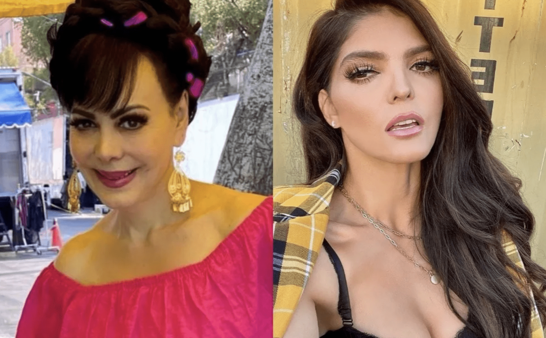 Maribel Guardia exhibe seno desnudo de Ana Bárbara por accidente