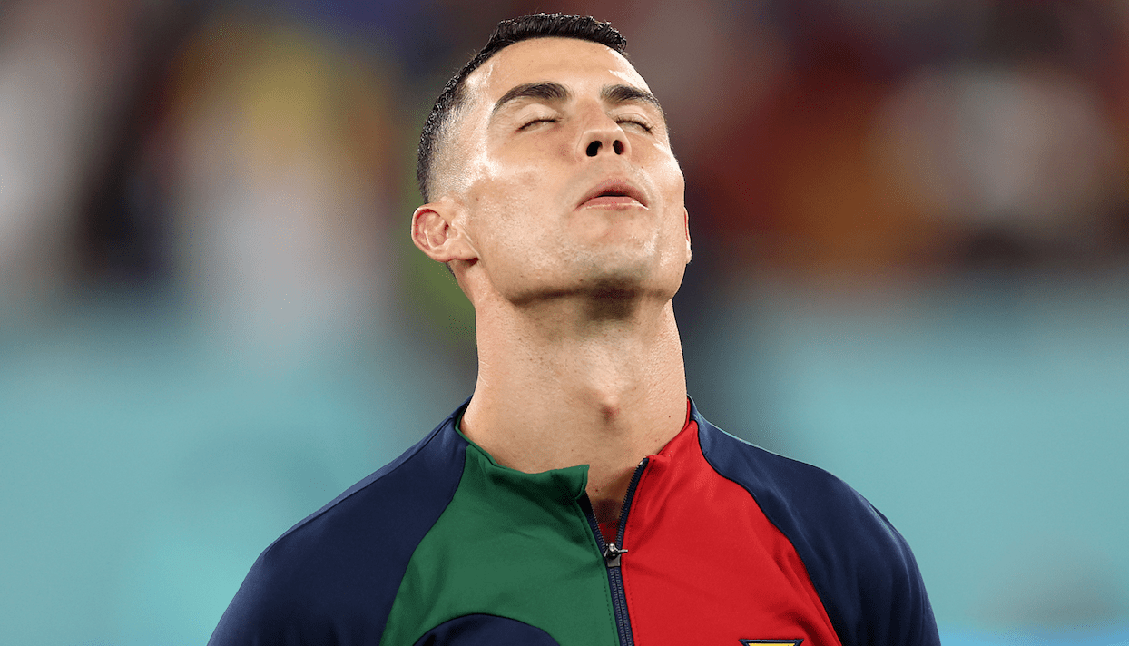 Cristiano Ronaldo Al Borde Del Llanto En El Mundial De Qatar 2022