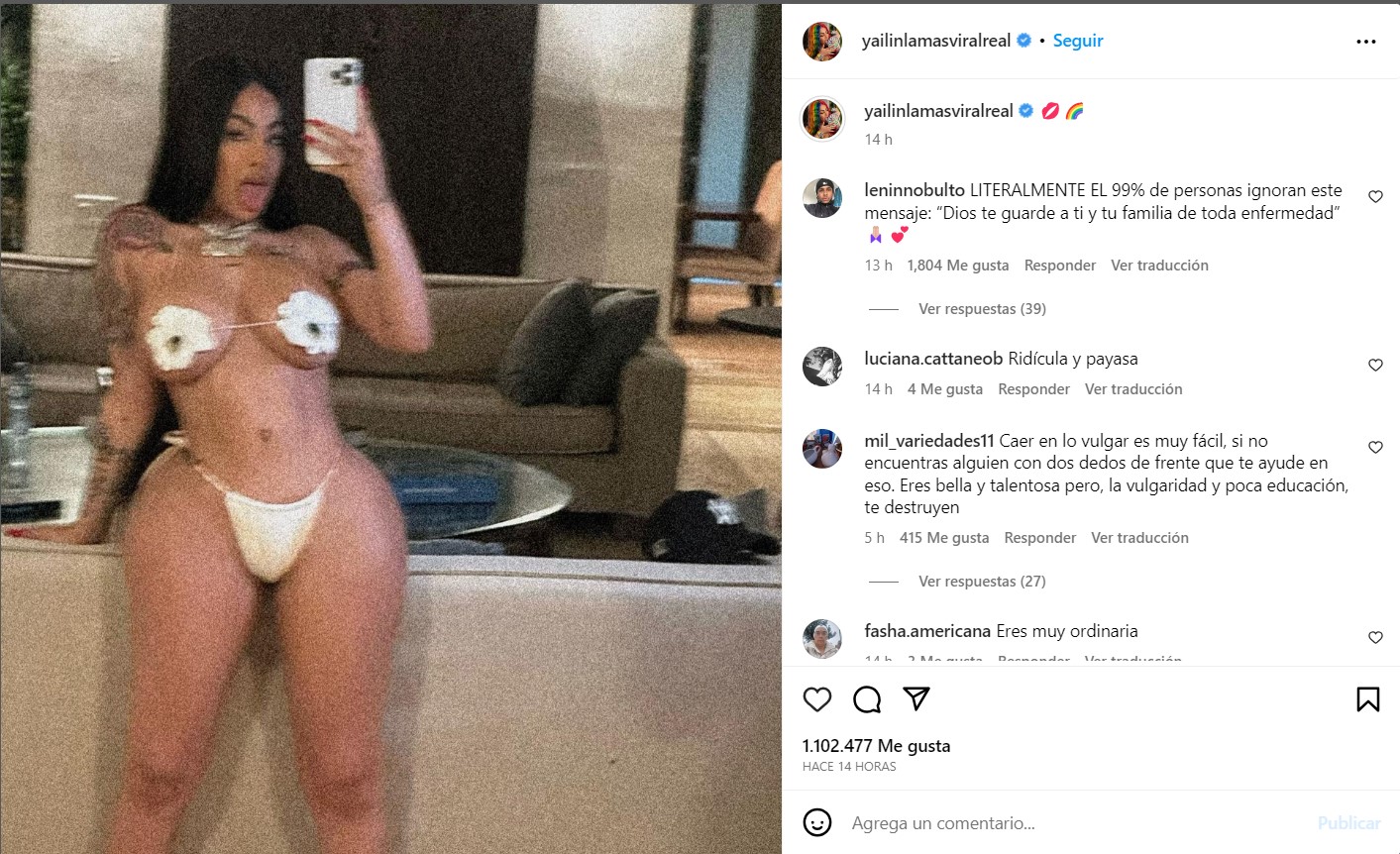 Yailin La Más Viral hace arder las redes al exponer sus curvas como nunca