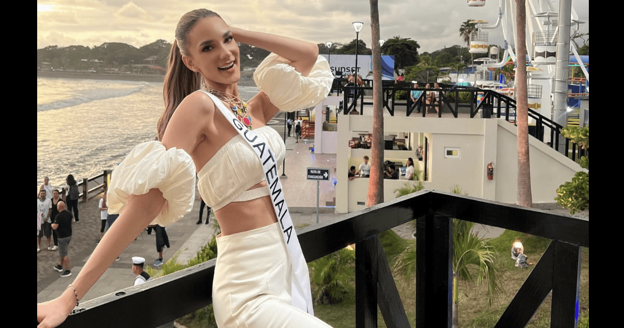 Miss Guatemala escote hasta el ombligo Miss Universo noviembre 2023