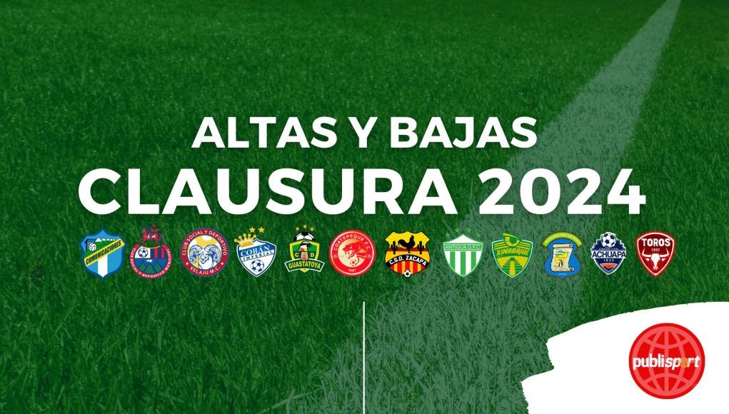 Altas y bajas para el Clausura 2024 de la Liga de Guatemala