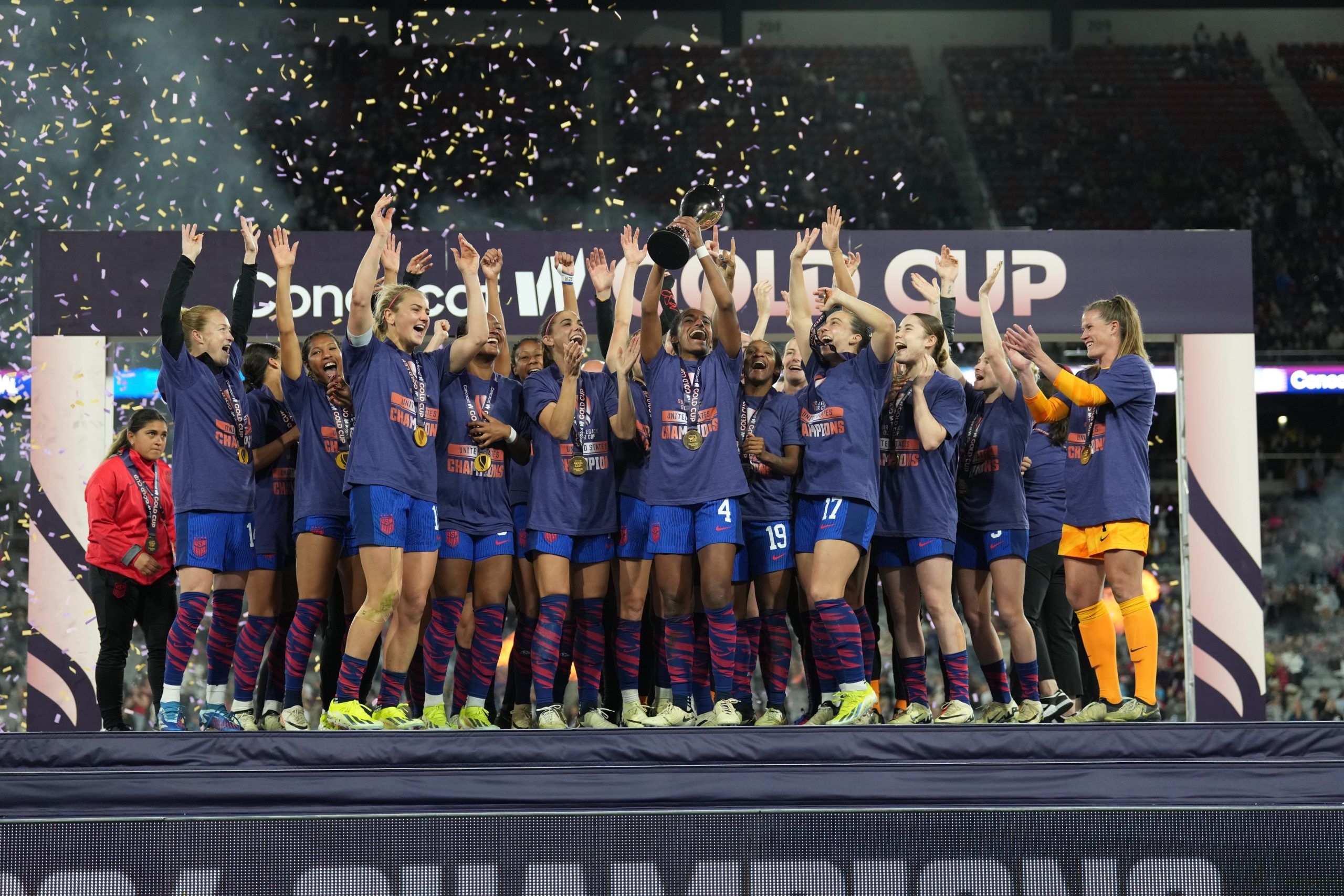 Estados Unidos campeón de Copa Oro femenina marzo 2024