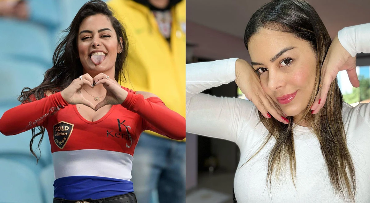 Larissa Riquelme “Novia del Mundial” deleita con su sensualidad y apoyo  para Paraguay - La Tronadora